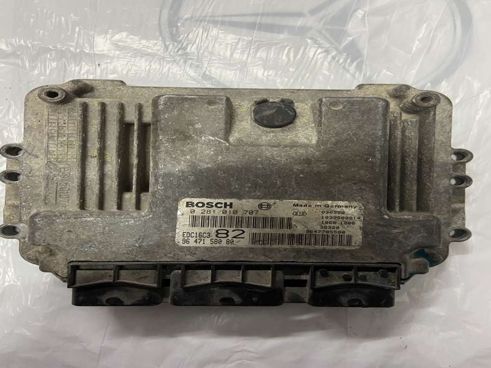 0281010707 PEUGEOT 206 1.4 HDİ EDC16C3 MOTOR BEYNİ