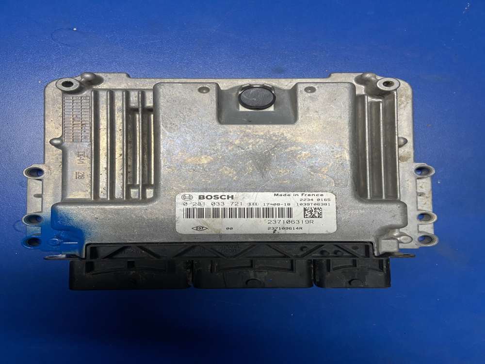 237106319R Renault Clio 4, Captur, Dacia Sandero K9K 626 1.5 DCİ Motor Enjeksiyon Beyni  237109614R, 0281033721