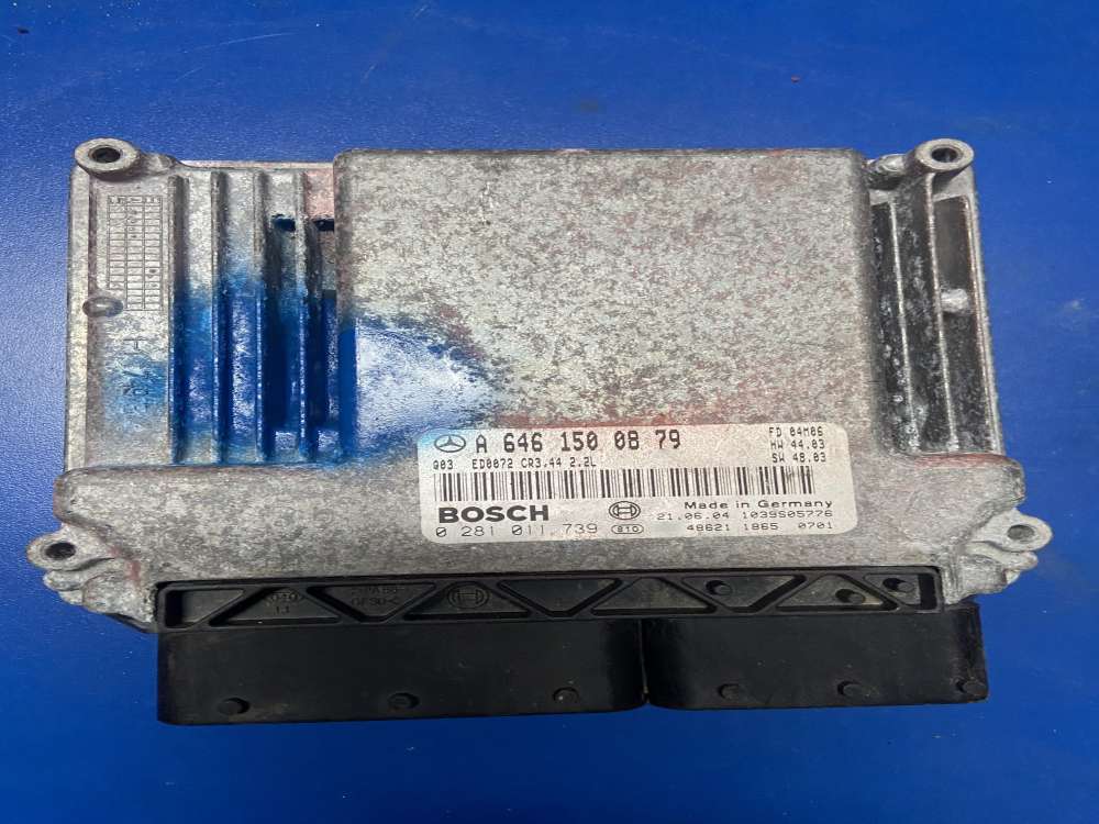 A 646 150 08 79 Mercedes W203 C Class Motor Beyni BoscH- 0281011739 - CR3.44