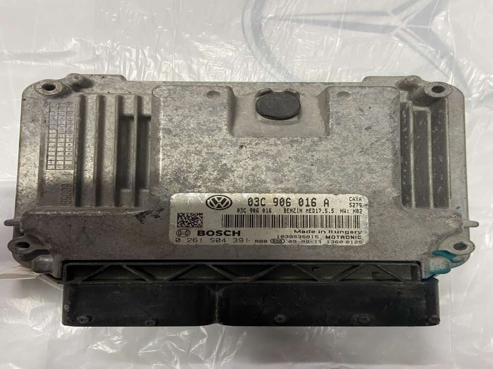 VW Golf6 1.4 03C906016A 0261S04391 MED17.5.5 1037503603