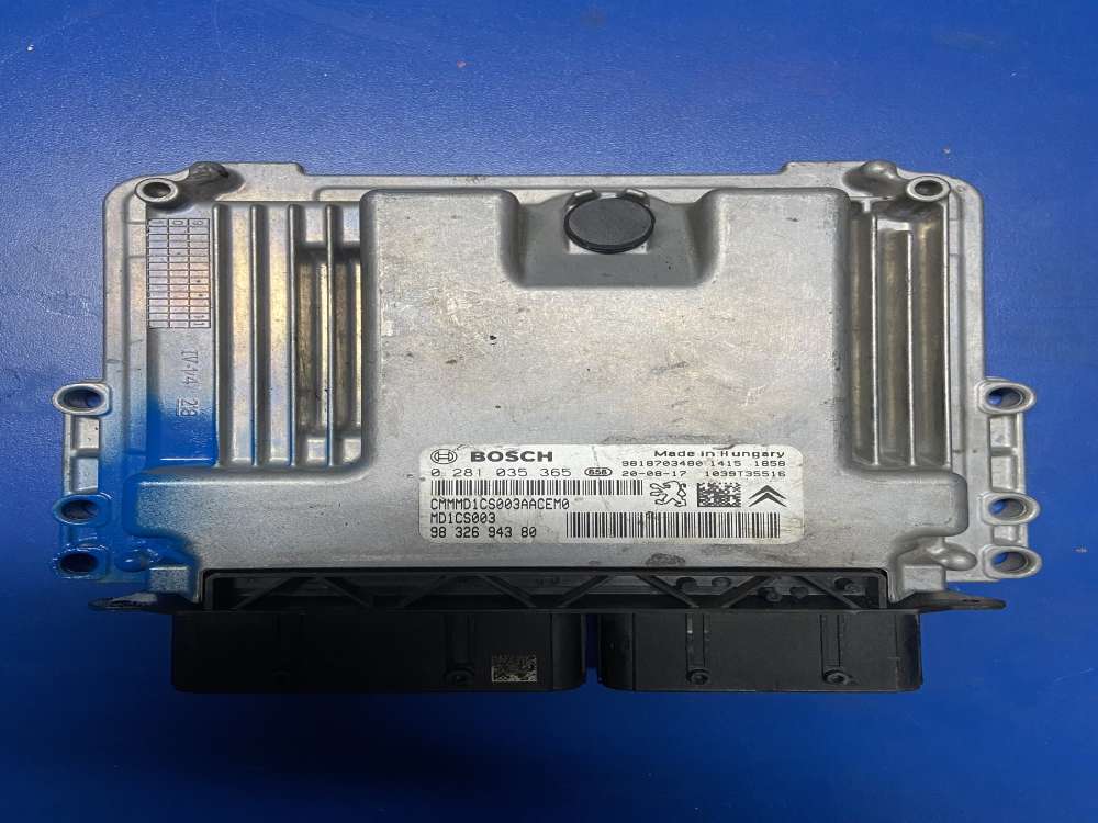 0281035365 PEUGEOT 301 MOTOR BEYİNİ MD1CS003 9818703480 9832694380