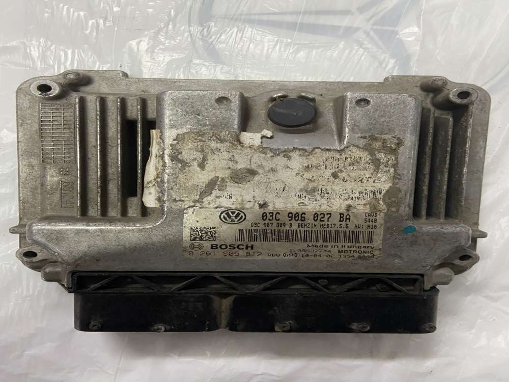 0261S05812 VW GOLF MOTOR BEYNİ 03C906027BA / MED17.5.5