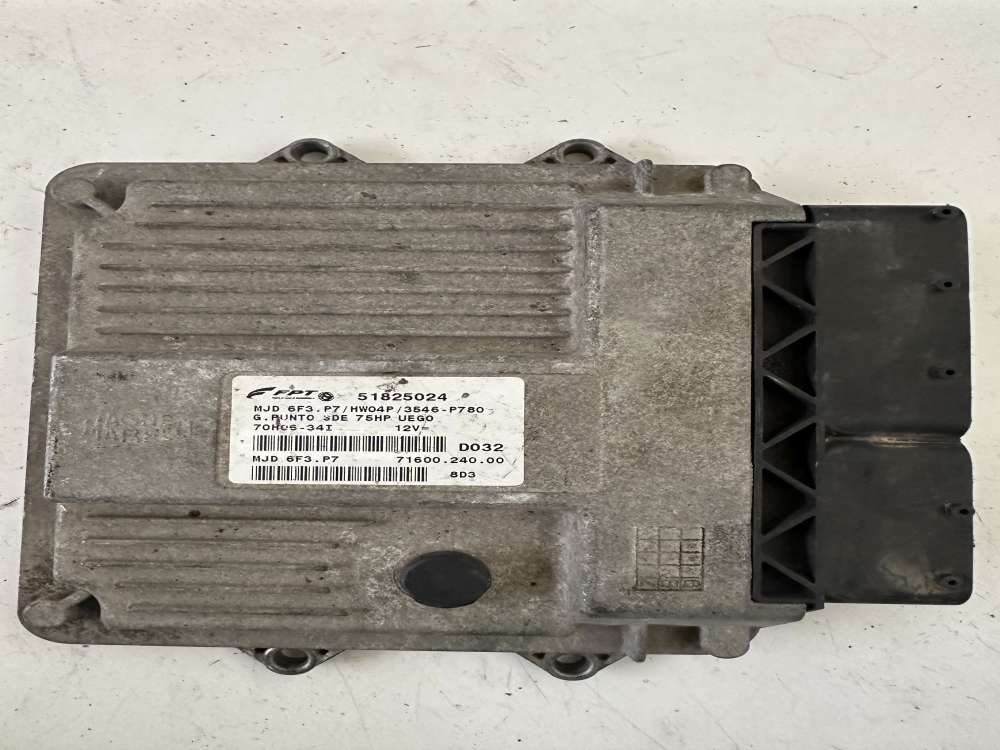51825024 Fiat Punto  Motor Beyni  MJD 6F3.P7 71600.240.00