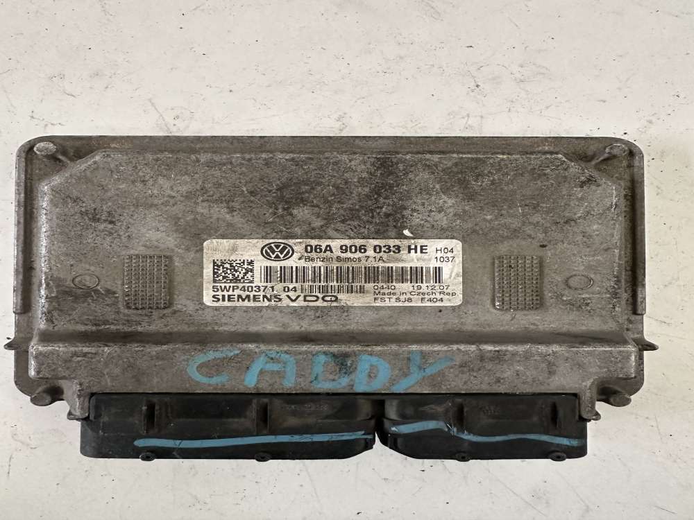 06A906033HE Seat Leon 1.6 Motor Beyni  SIMOS7.1A - 5WP40371