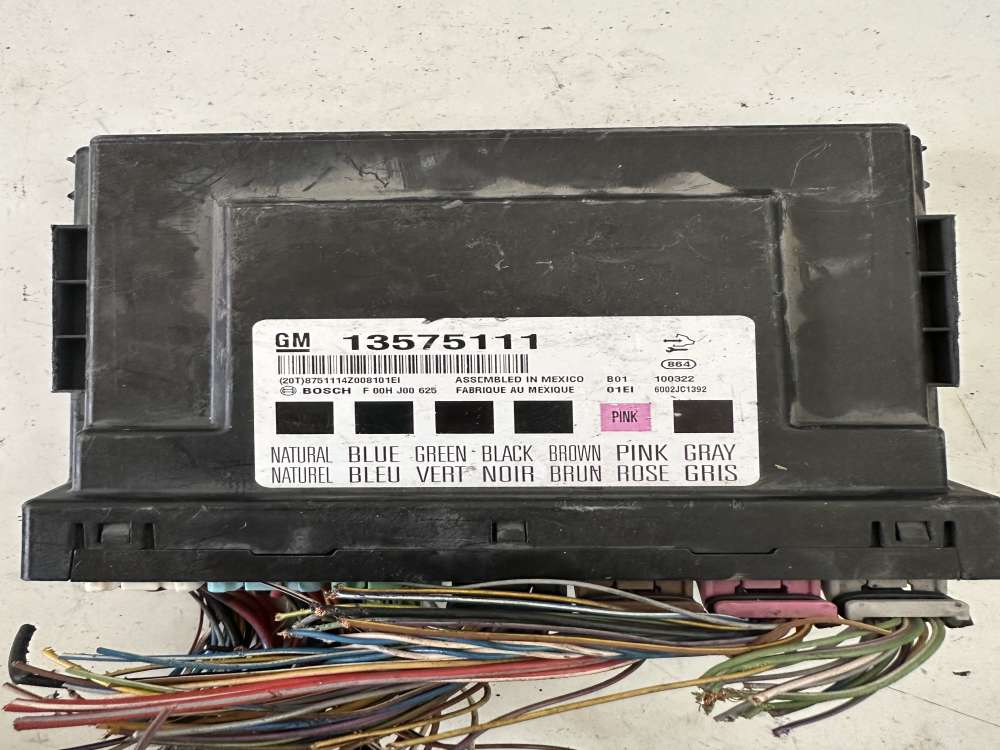 13575111 OPEL İNSİGNİA BCM BEYNİ